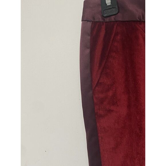 Altuzarra for Target Tuxedo Pants Womens Size 2 Red Velvet Straight Leg Ankle - Picture 7 of 13